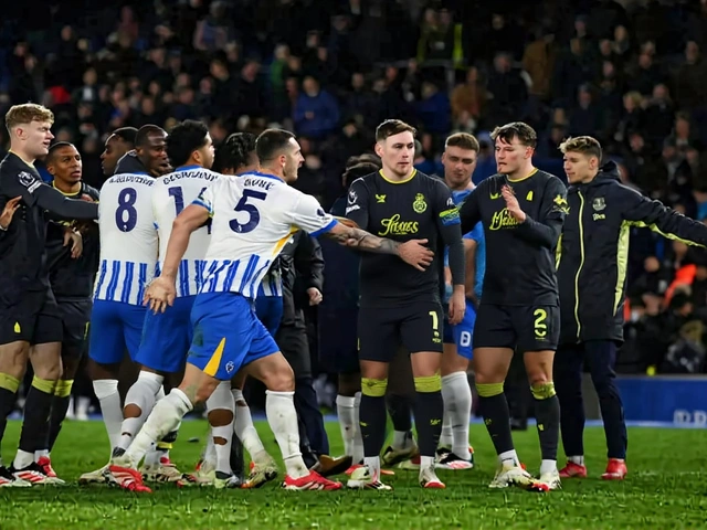 Everton claim 1-0 win as Joel Veltman's penalty costs Brighton